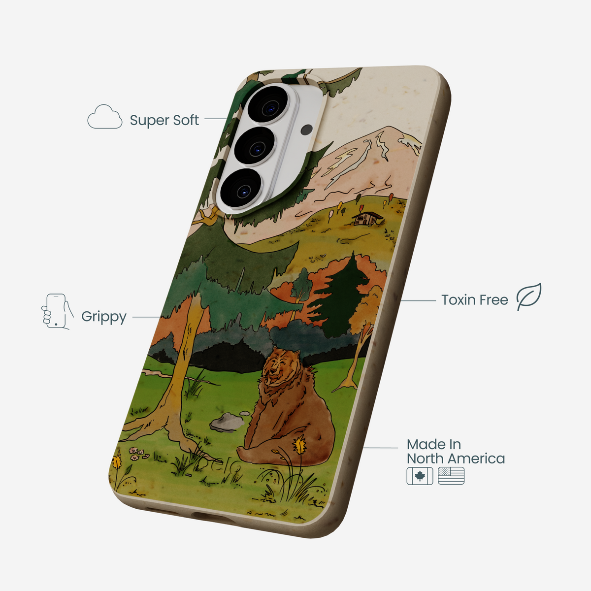 London Fog Rocky Bear Samsung Galaxy S26 Case