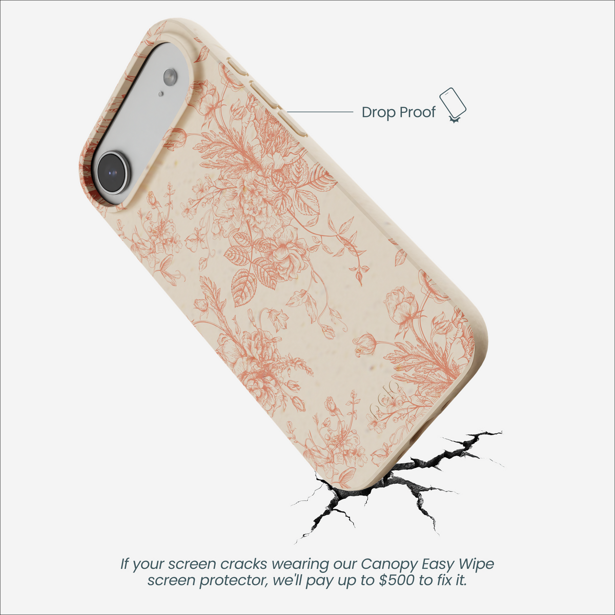 Seashell Rococo Bouquets iPhone Air Case