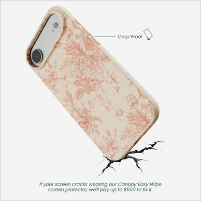 Seashell Rococo Bouquets iPhone Air Case