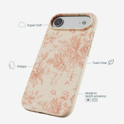 Seashell Rococo Bouquets iPhone Air Case