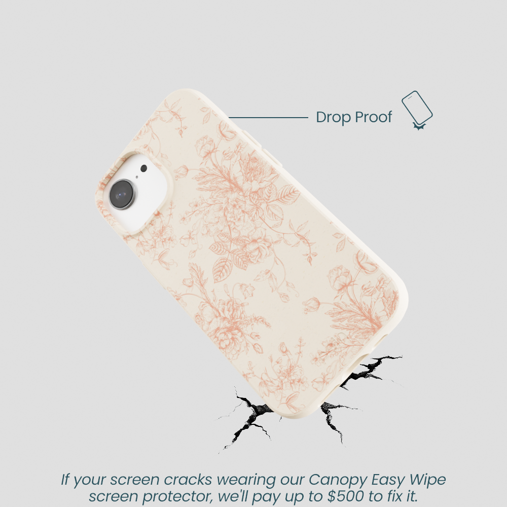 Seashell Rococo Bouquets iPhone 16e/17e Case