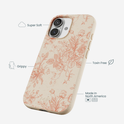 Seashell Rococo Bouquets iPhone 17 Case