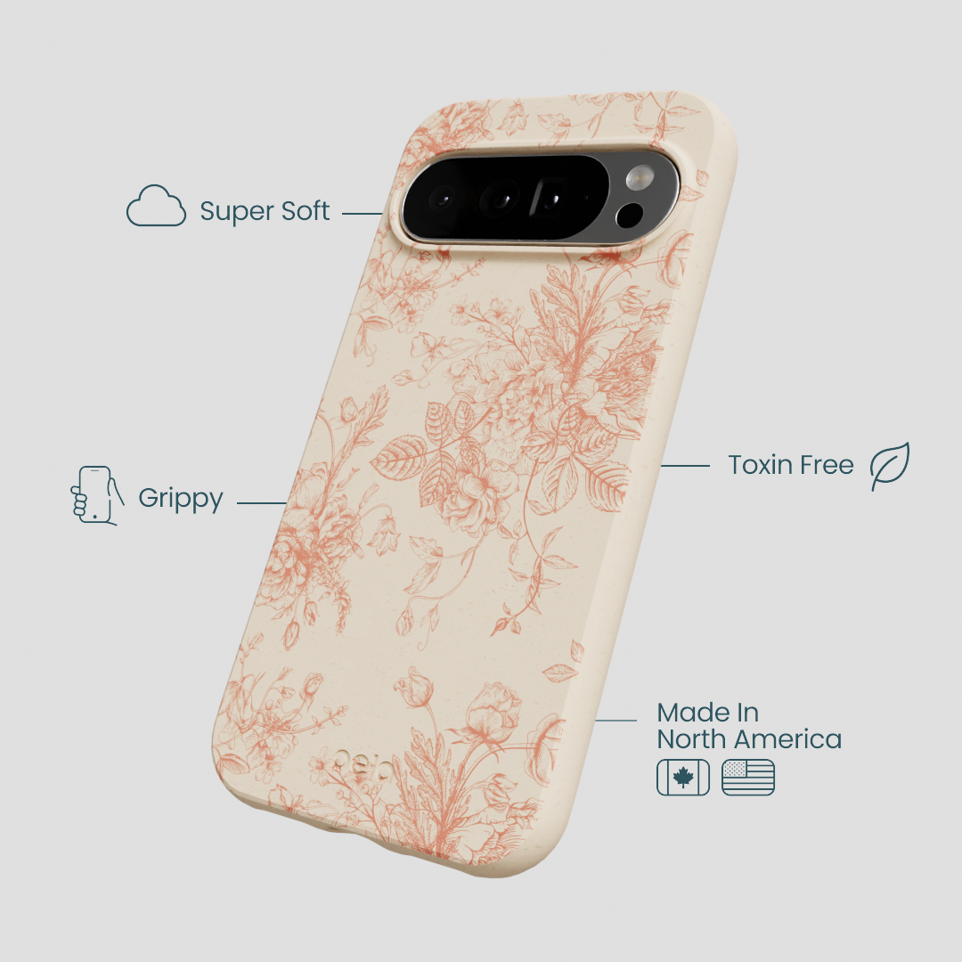 Seashell Rococo Bouquets Google Pixel 10 Pro XL Case