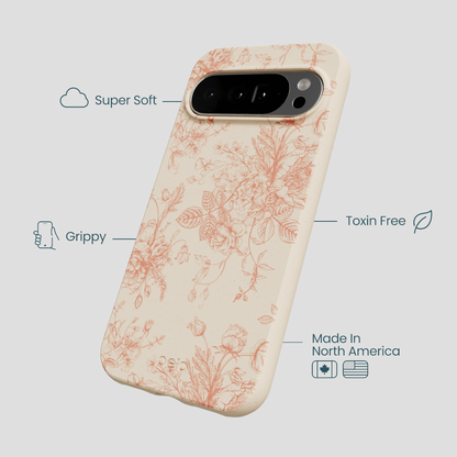 Seashell Rococo Bouquets Google Pixel 10 Pro XL Case