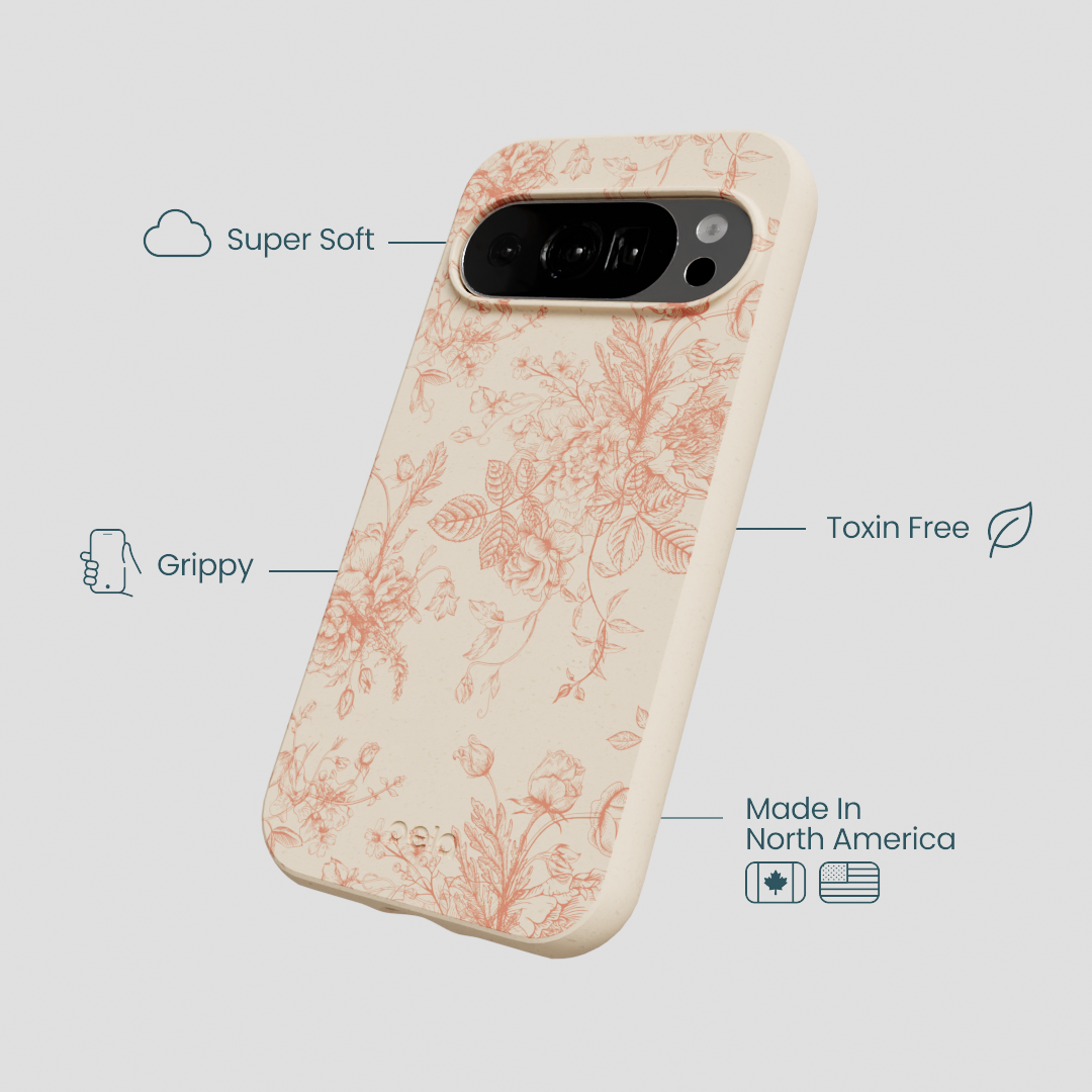 Seashell Rococo Bouquets Google Pixel 10/10 Pro Case