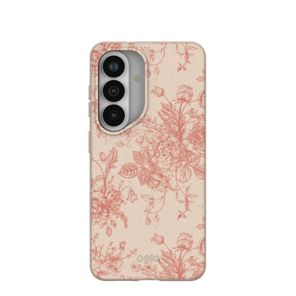 Seashell Rococo Bouquets Samsung Galaxy S26 Case