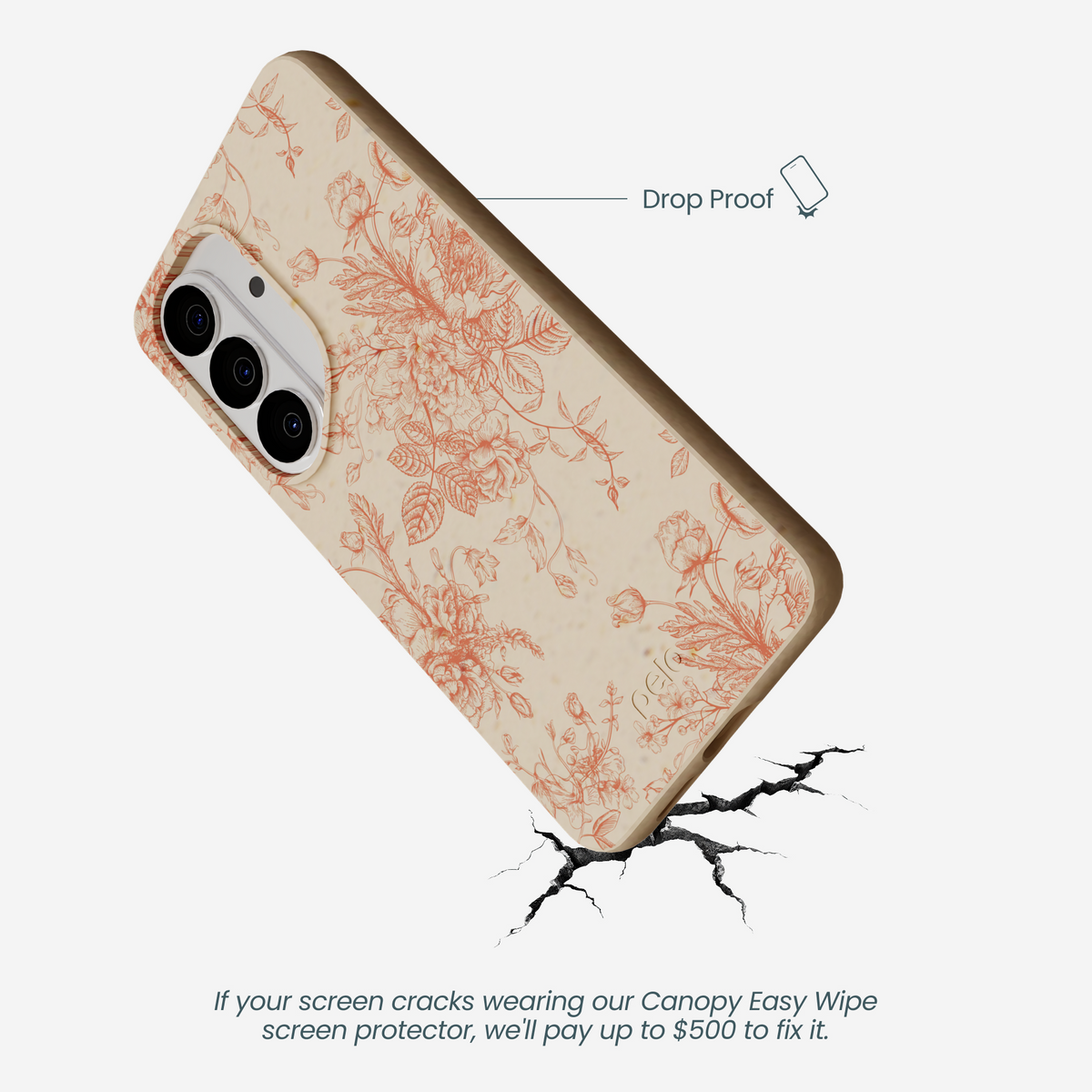 Seashell Rococo Bouquets Samsung Galaxy S26 Case
