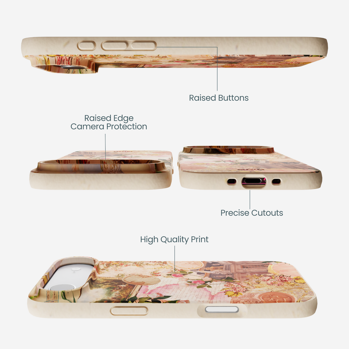 Seashell Rococo Romance iPhone Air Case