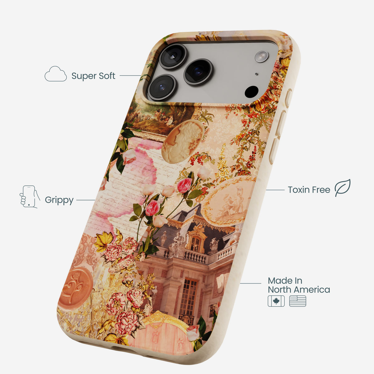 Seashell Rococo Romance iPhone 17 Pro Max Case