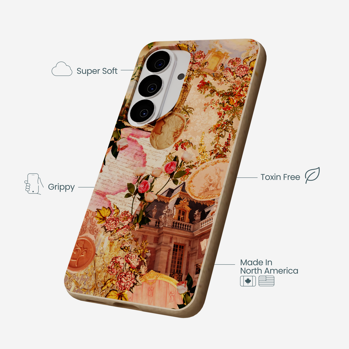 Seashell Rococo Romance Samsung Galaxy S26 Case