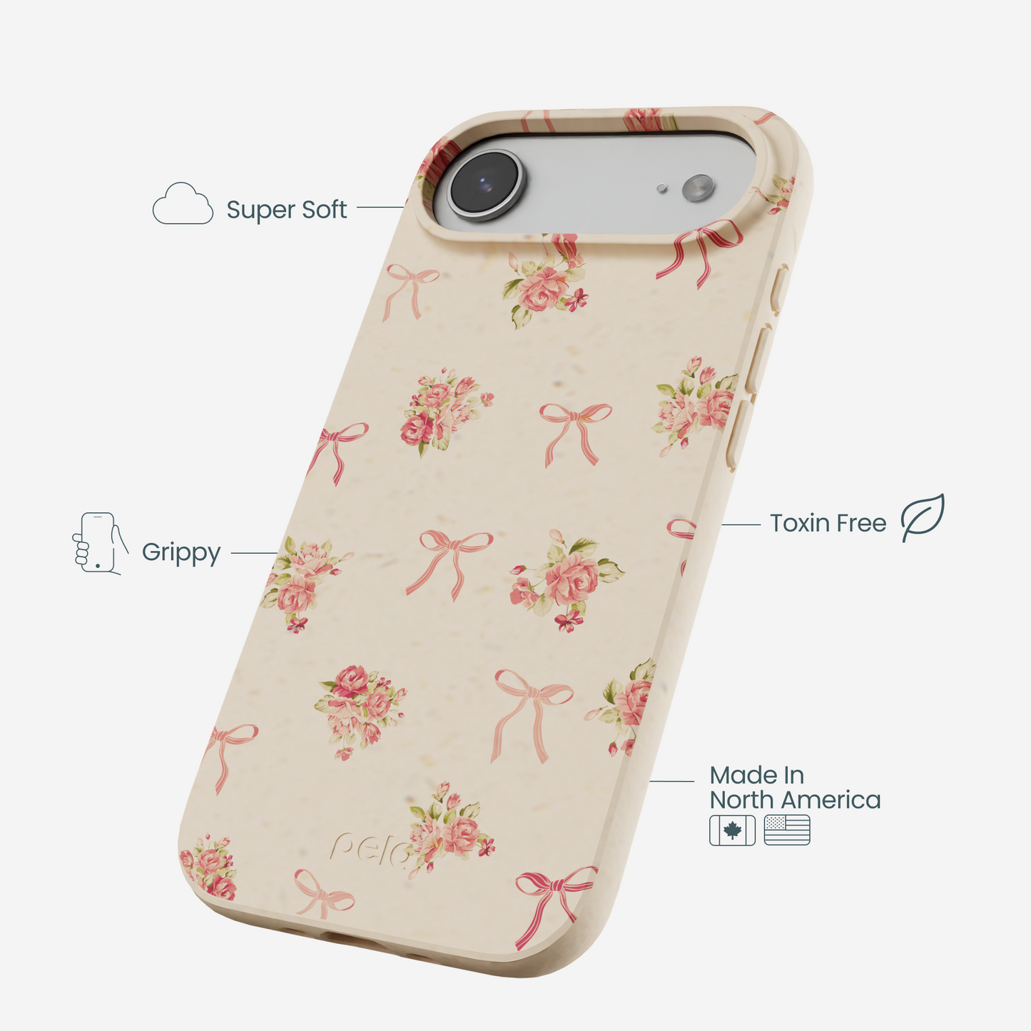 Seashell Roses and Bows iPhone Air Case