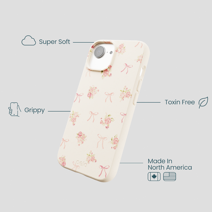 Seashell Roses and Bows iPhone 16e/17e Case