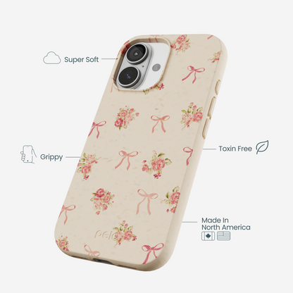 Seashell Roses and Bows iPhone 17 Case