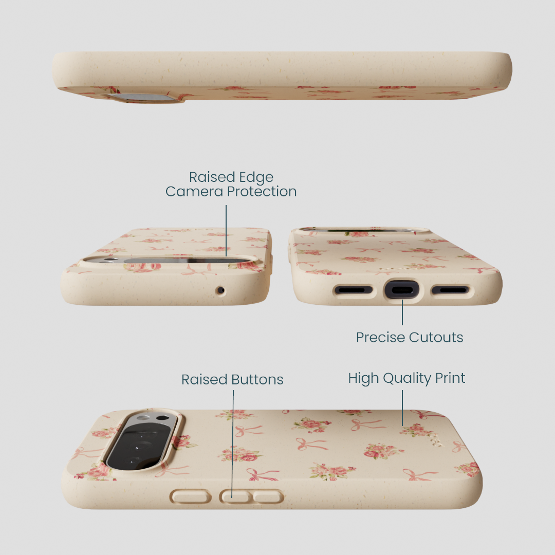 Seashell Roses and Bows Google Pixel 10 Pro XL Case