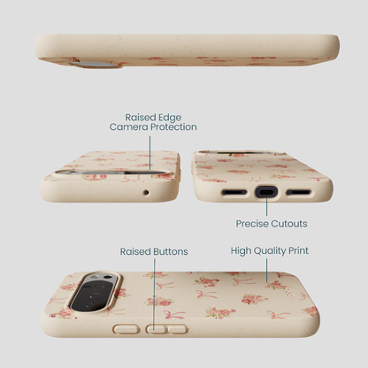 Seashell Roses and Bows Google Pixel 10 Pro XL Case