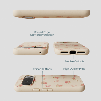 Seashell Roses and Bows Google Pixel 10/10 Pro Case