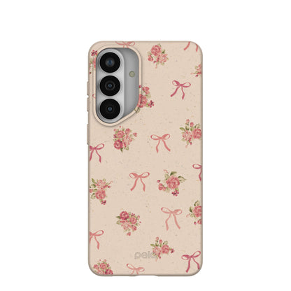 Seashell Roses and Bows Samsung Galaxy S26+(Plus) Case