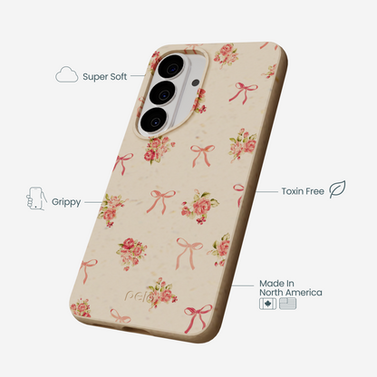 Seashell Roses and Bows Samsung Galaxy S26 Case