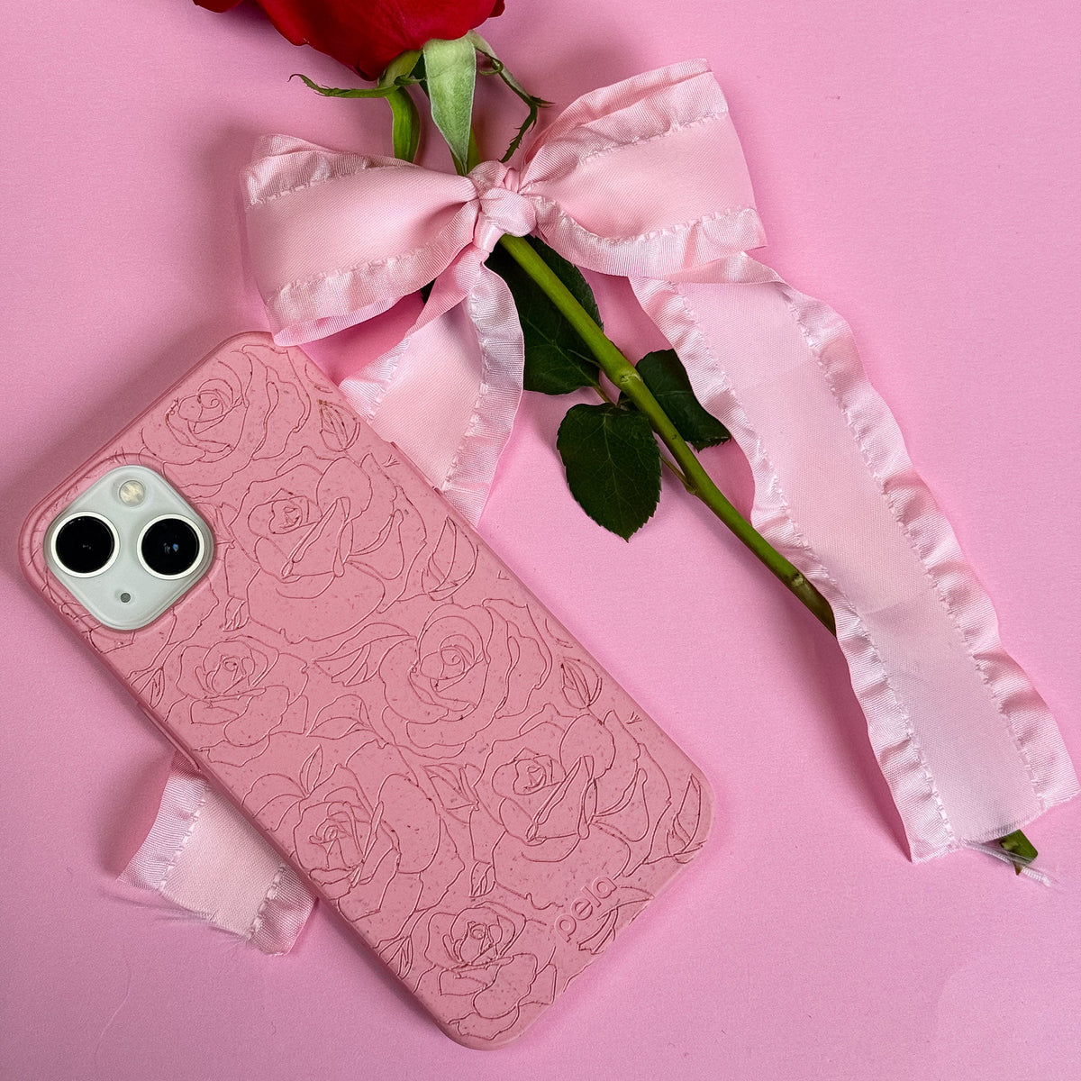 Bubblegum Pink Rosettes Samsung Galaxy S26+(Plus) Case