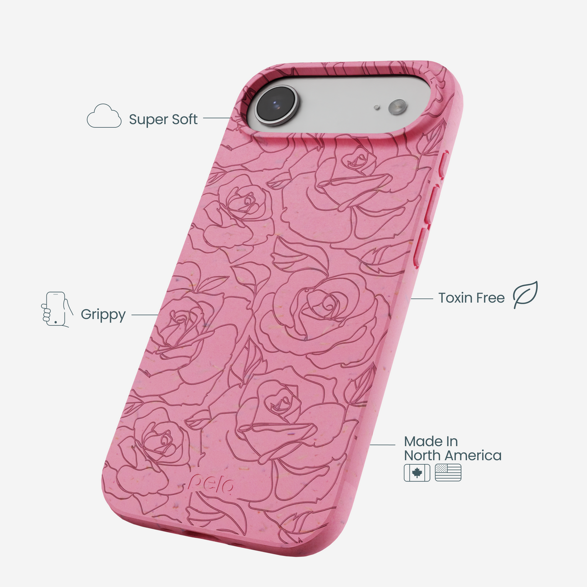 Bubblegum Pink Rosettes iPhone Air Case