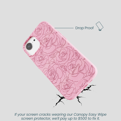 Bubblegum Pink Rosettes iPhone 16e/17e Case