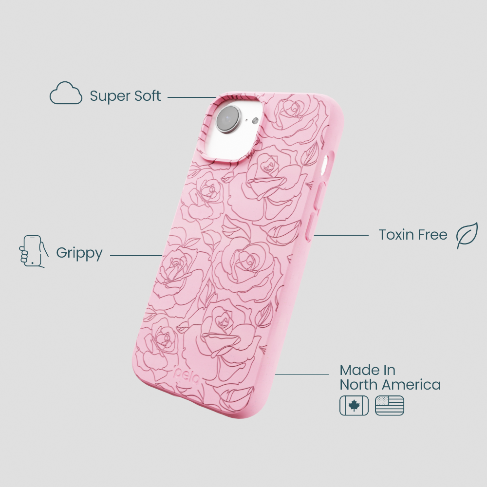Bubblegum Pink Rosettes iPhone 16e/17e Case