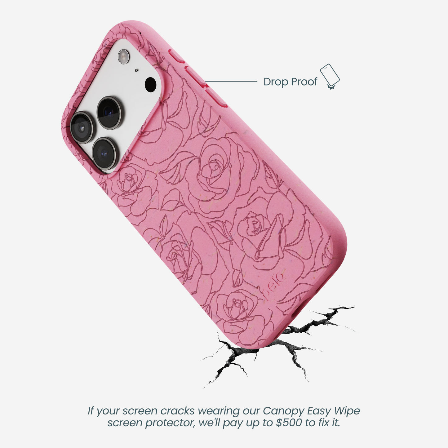 Bubblegum Pink Rosettes iPhone 17 Pro Case