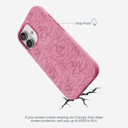 Bubblegum Pink Rosettes iPhone 17 Case