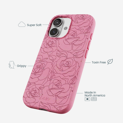 Bubblegum Pink Rosettes iPhone 17 Case