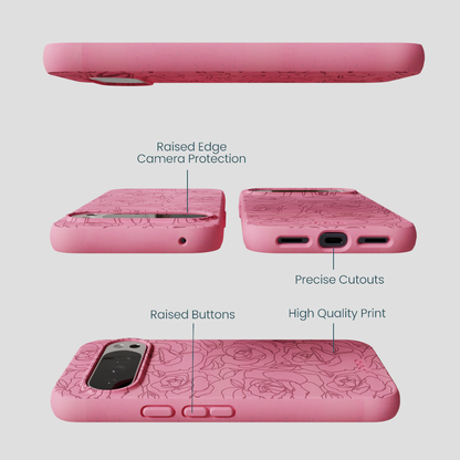 Bubblegum Pink Rosettes Google Pixel 10 Pro XL Case