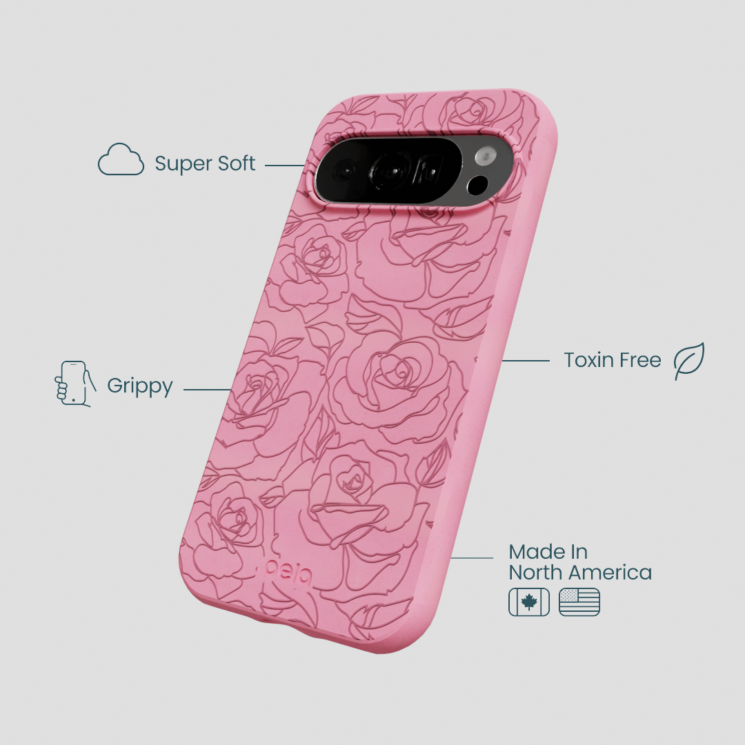 Bubblegum Pink Rosettes Google Pixel 10/10 Pro Case