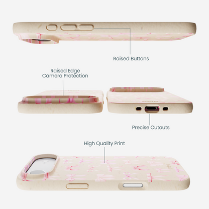 Seashell Rosy Bows iPhone Air Case