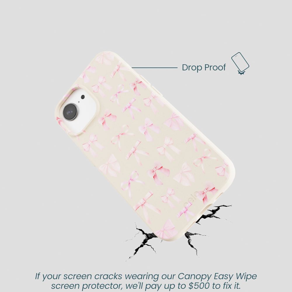 Seashell Rosy Bows iPhone 16e/17e Case