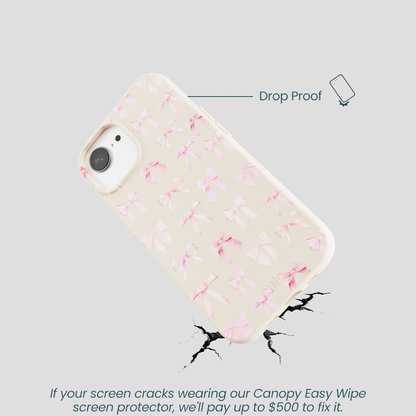 Seashell Rosy Bows iPhone 16e/17e Case