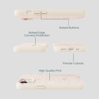 Seashell Rosy Bows iPhone 16e/17e Case