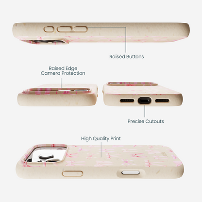 Seashell Rosy Bows iPhone 17 Pro Max Case