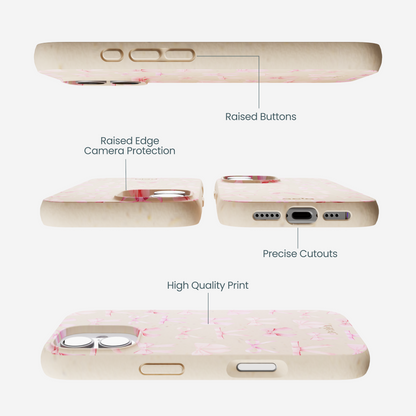 Seashell Rosy Bows iPhone 17 Case