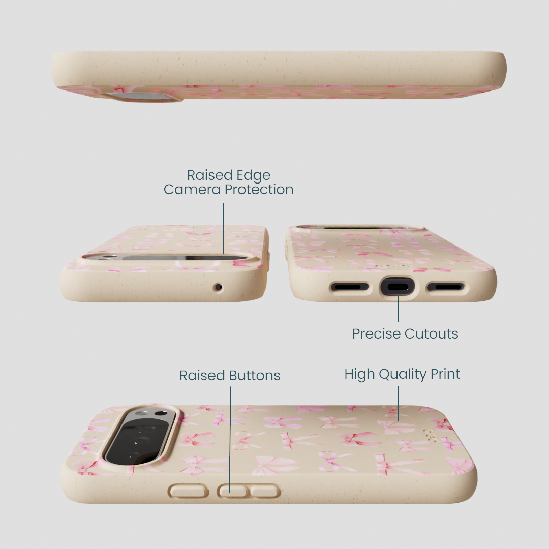 Seashell Rosy Bows Google Pixel 10 Pro XL Case