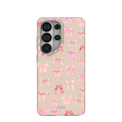 Seashell Rosy Bows Samsung Galaxy S26 Ultra Case