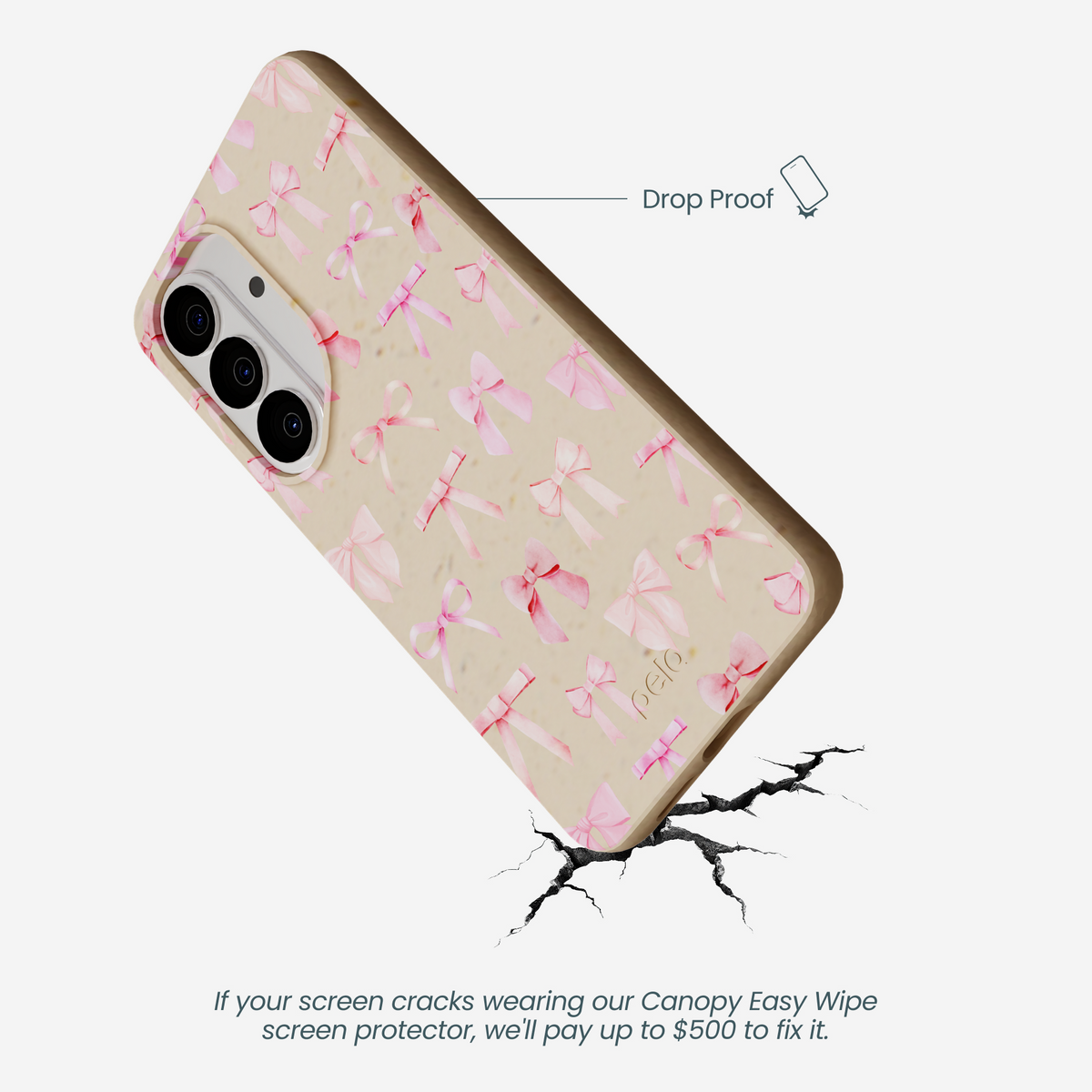 Seashell Rosy Bows Samsung Galaxy S26 Case