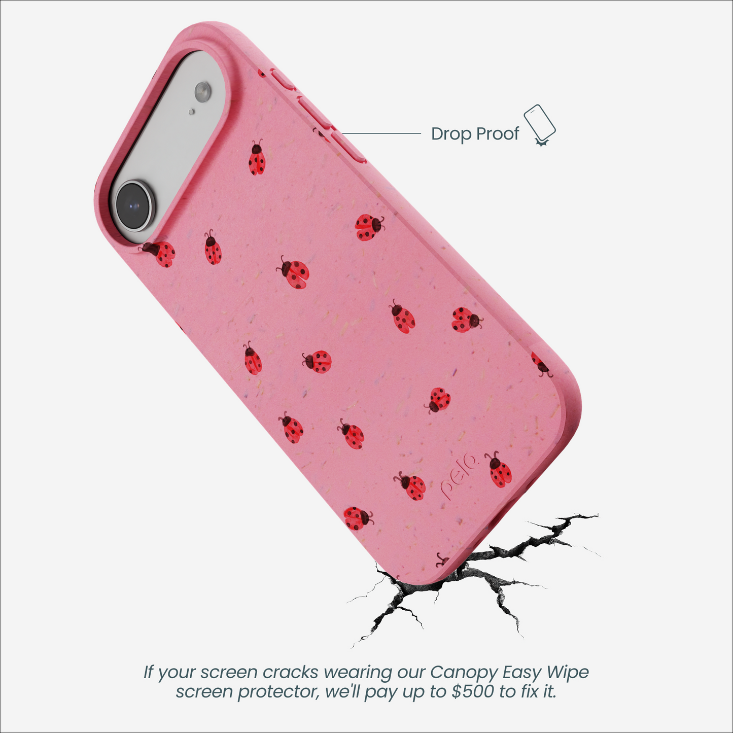 Bubblegum Pink Rosy Ladybug iPhone Air Case