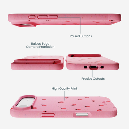 Bubblegum Pink Rosy Ladybug iPhone Air Case