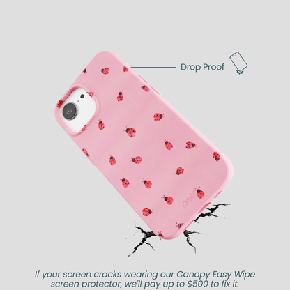 Bubblegum Pink Rosy Ladybug iPhone 16e/17e Case