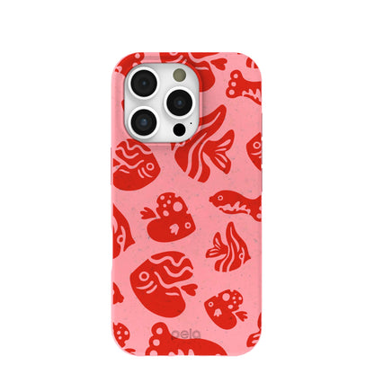 Bubblegum Pink Rosy Reef iPhone 16 Pro Case