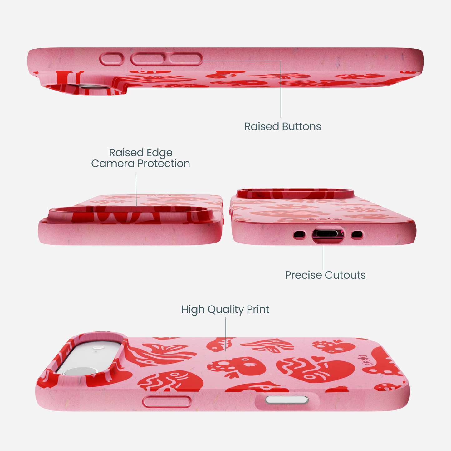 Bubblegum Pink Rosy Reef iPhone Air Case