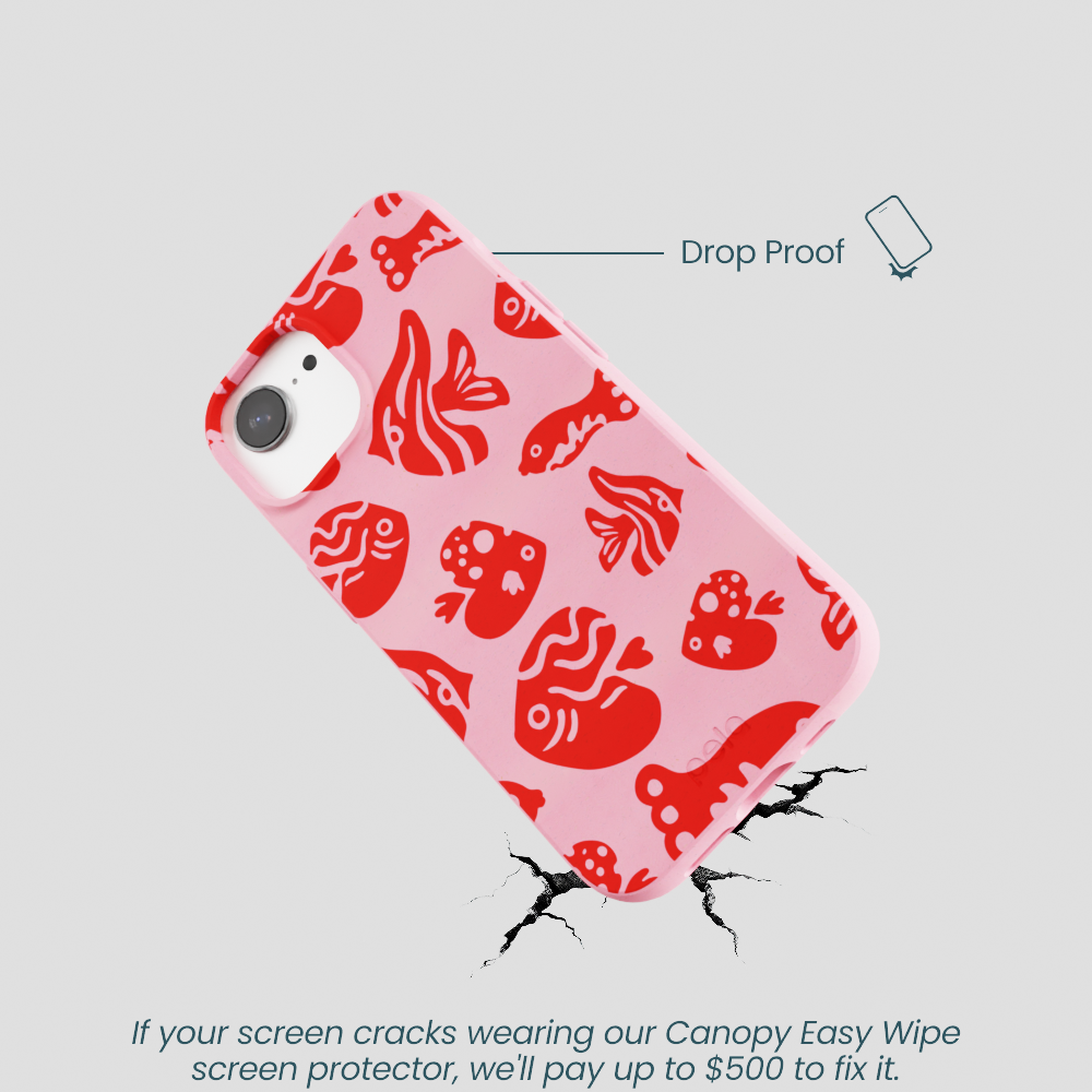 Bubblegum Pink Rosy Reef iPhone 16e/17e Case