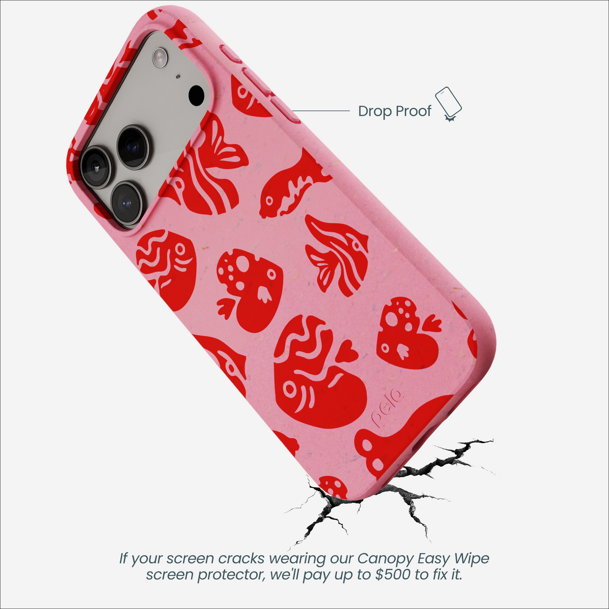 Bubblegum Pink Rosy Reef iPhone 17 Pro Max Case