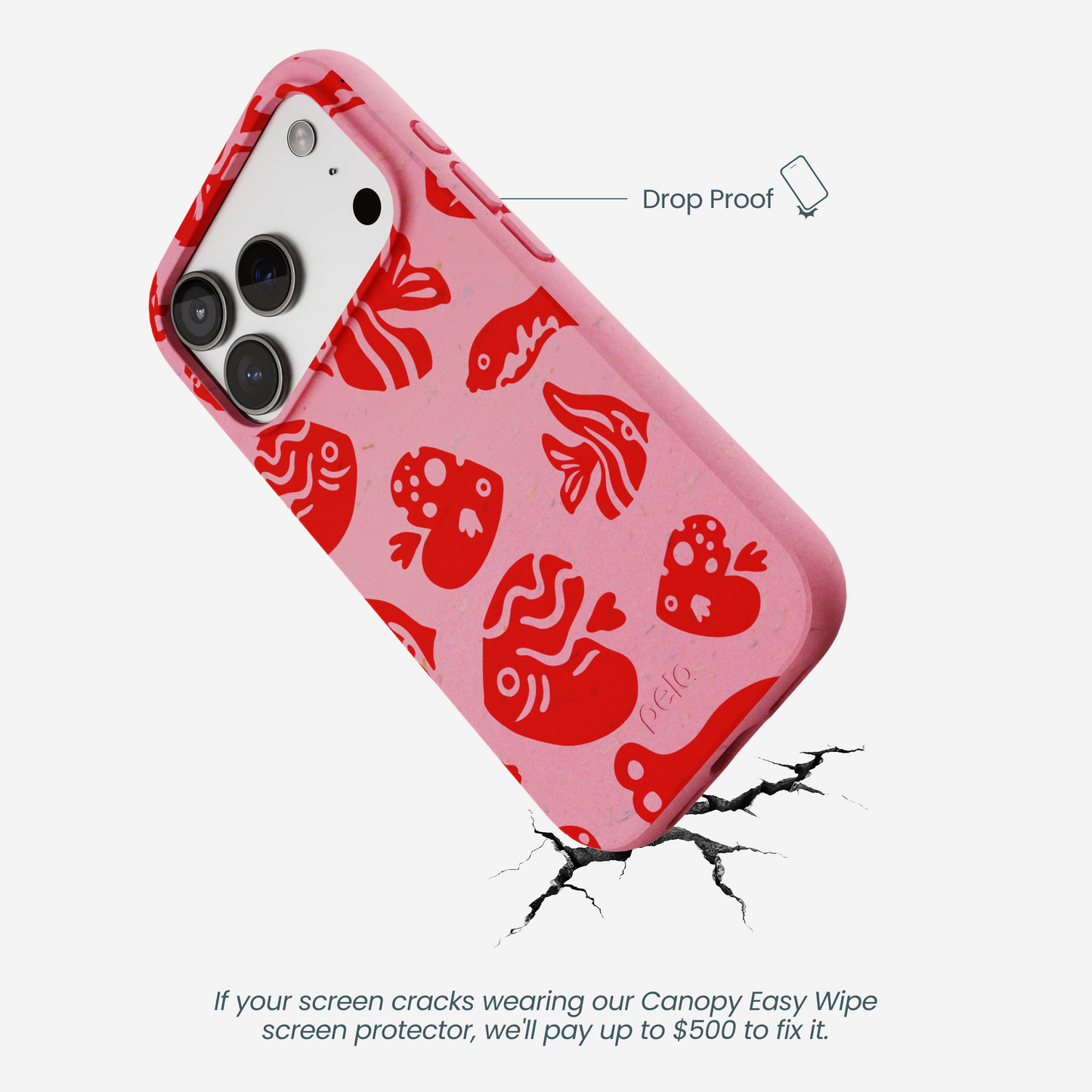 Bubblegum Pink Rosy Reef iPhone 17 Pro Case