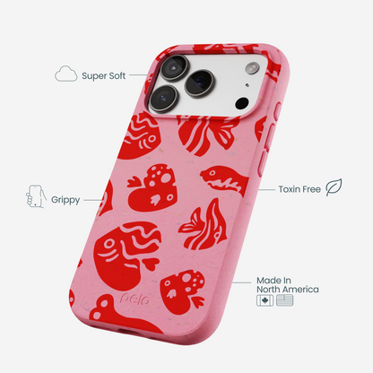 Bubblegum Pink Rosy Reef iPhone 17 Pro Case