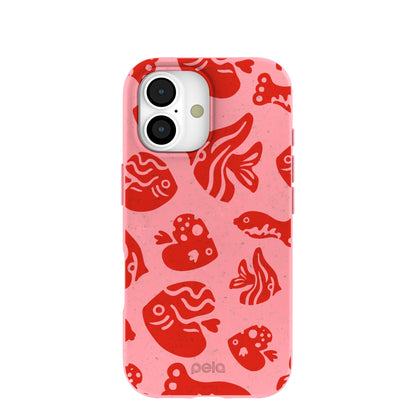 Bubblegum Pink Rosy Reef iPhone 17 Case